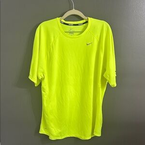 Nike Men's Bright Yellow Dri-FIT Tee